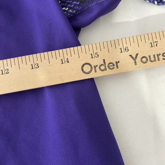 Nike Pro M Dri-FIT Purple 1/4 Zip Long Sleeve Jacket Sleeve Athletic Women's - Picture 6 of 7